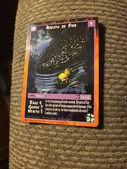 Rage CCG Breath Of Fire Character Card - Image 2