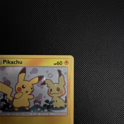 2019 Pokemon Team Up Pikachu Holo Promo #SM162 Black Star Promo Card - Image 3
