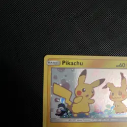2019 Pokemon Team Up Pikachu Holo Promo #SM162 Black Star Promo Card - Image 4