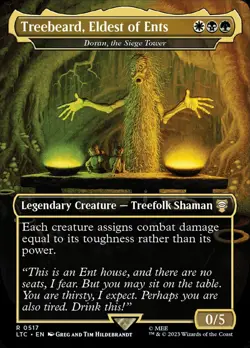 Treebeard, Eldest of Ents - Doran, the Siege Tower (Borderless) Commander LOTR - Image 1