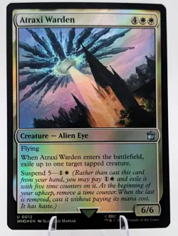 Atraxi Warden | Foil TARDIS Showcase | Doctor WHO | MTG EDH | Exile Removal |NM - Image 1