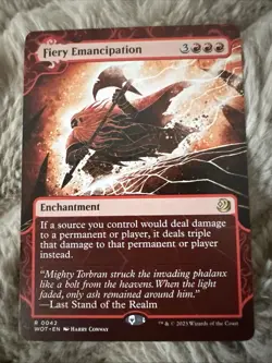 Fiery Emancipation Wilds of Eldraine: Enchanting Tales Regular - Image 1