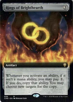 MTG Rings of Brighthearth (Extended Art) (698) | NM | Commander Legends {CMR} - Image 1