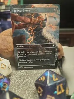 MTG Fellwar Stone - Borderless art - Commander Masters #0657 - Image 1