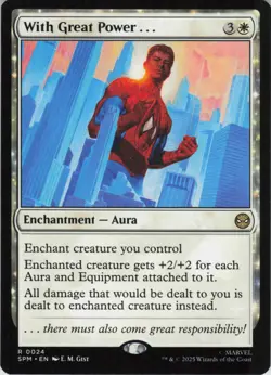 With Great Power . . . R Marvel's Spider-Man 24 NM Normal MTG - Image 1