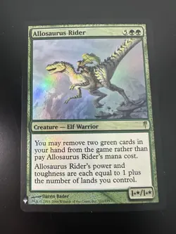 MTG - Allosaurus Rider - FOIL - The List - 101 - Image 1