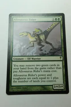 MTG Allosaurus Rider x1- -Coldsnap-Mod/Hvy Play - Image 1
