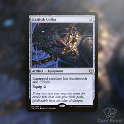 MTG Magic Basilisk Collar 300/361 Commander Legends: Baldur's Gate CLB - Image 1