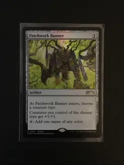 Patchwork Banner Magic The Gathering Foil Promo - Image 1