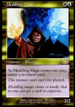 MRM ITALIANO Mago Intrigante - Meddling Mage MTG magic PLS - Image 1