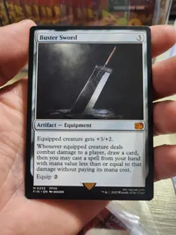 Buster Sword Final Fantasy MTG non holo - Image 1