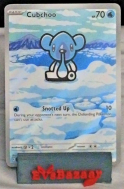 Pokemon TCG - Cubchoo - 109/086 - Illustration Rare - SV: Black Bolt - Image 1