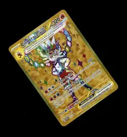 2024 Pokemon BLACK STAR PROMO GOLD CINDERACE EX FULL ART HOLO 163! NM - - Image 1