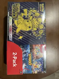 NEW 2-PACK Pokemon TCG Scarlet & Violet Surging Sparks | BOOSTER BUNDLE (Sealed) - Image 1