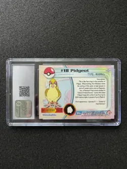 Pokemon Topps - Pidgeot - #18 Series 1 - First Print UK Edition - CGC 8.5 - Image 2