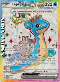 LAPRAS ex 158/142 • Rara Segreta • Corona Astrale SCR POKEMON - Image 1