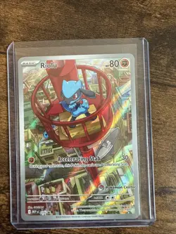 Pokemon TCG Riolu Black Star Promo 010 Mega Evolutions Pokemon Center Exclusive - Image 1