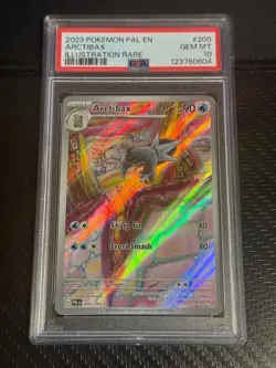 Pokemon Arctibax Paldea Evolved Illustration Rare #209 PSA 10 Gem Mint - Image 1
