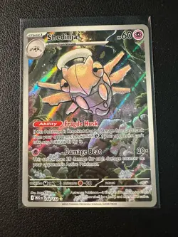 Pokemon TCG Shedinja 144/132 Mega Evolutions Illustration Rare NM - Image 1