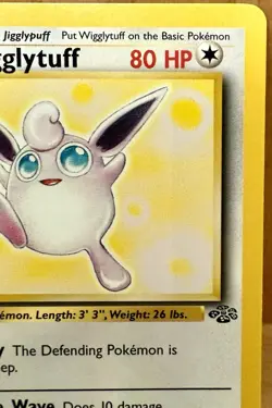Wigglytuff Pokemon TCG Jungle Set Unlimited 32/64 Rare Non-Holo LP - Image 4