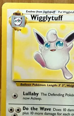 Wigglytuff Pokemon TCG Jungle Set Unlimited 32/64 Rare Non-Holo LP - Image 5