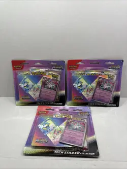 Pokemon Prismatic Evolutions Tech Sticker Collection Sylveon Lot of 3 - Image 1