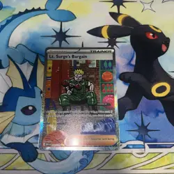 Lt. Surge's Bargain - 185/132 Pokemon Mega Evolution (MEG) SIR Near Mint - Image 4