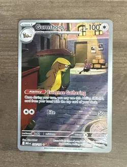 Gumshoos ME01 153/132 Illustration Rare Pokemon Mega Evolutions - NM - Image 1