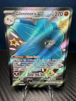 Glimmora ex 218/091 Paldean Fates Shiny Ultra Rare Pokemon TCG NM - Image 1