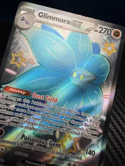 Glimmora ex 218/091 Paldean Fates Shiny Ultra Rare Pokemon TCG NM - Image 3