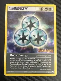 Pokemon TCG Boost Energy EX Dragon Frontiers 87/101 Reverse Holo Uncommon DMG - Image 1