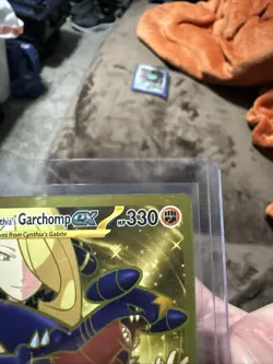 Pokemon TCG Cynthia's Garchomp EX Gold 241/182 Ultra Rare Full Art - Image 3