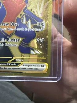 Pokemon TCG Cynthia's Garchomp EX Gold 241/182 Ultra Rare Full Art - Image 5