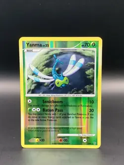 Pokemon Yanma Lv.22 Reverse Holo Sh9 Shiny Rare - Image 1