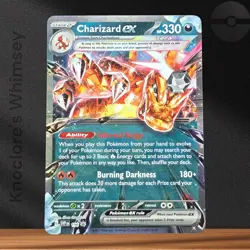 Pokemon TCG | Charizard ex #196 | SVP Promo | Tera Crystal Holo | NM | 2023 - Image 1