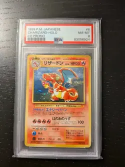 Charizard CD Japanese Holo Rare Promo #006 PSA 8 Pokemon - Image 1