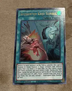 Yugioh! Interrupted Kaiju Slumber - BROL-EN075 - Ultra Rare - 1st Edition Near M - Image 5