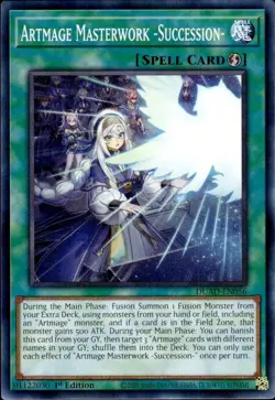 YuGiOh! Duelist's Advance 1st Ed DUAD-EN056 Artmage Masterwork -Succession- - Image 1