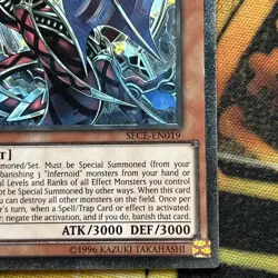 Infernoid Onuncu SECE-EN019 Ultimate Rare 1st Edition NM Yu-Gi-Oh - Image 4