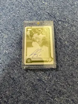 First come, first served, 2025 Athletics Armand Alvarez autographed card - Image 1
