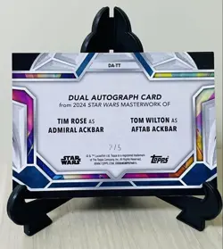 2024 TOPPS STAR WARS MASTERWORK Signed Card - Image 2
