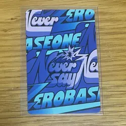 ZEROBASEONE Zebewan Jiwun Sign Tower Record Trading Card Handwritten - Image 2