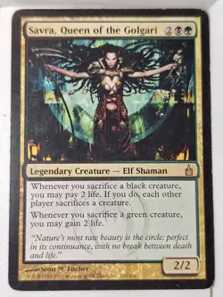 Savra, Queen of the Golgari - Ravnica: City of Guilds - Magic the Gathering MTG - Image 1