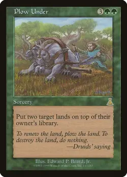 Plow Under - Urza’s Destiny (UDS) - LP - Magic The Gathering MTG - Image 1