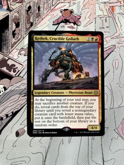 Kethek, Crucible Goliath | Phyrexia: All Will Be One #206 | Near Mint | MTG Card - Image 1