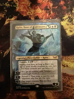 1x Kaito, Bane of Nightmares MTG Duskmourn: House of Horror Borderless Nonfoil - Image 1