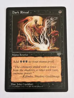 MTG Magic the Gathering Mirage Dark Ritual - Image 1
