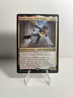 MTG Spider-Man R Arana, Heart of the Spider #0123 Magic Spider-Man Card - Image 1