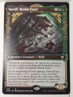 Sarulf, Realm Eater - Showcase - Kaldheim - Magic the Gathering MTG Nice! - Image 1