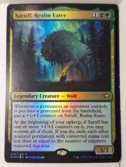 Sarulf, Realm Eater - FOIL - Kaldheim - Magic the Gathering MTG Nice! - Image 1